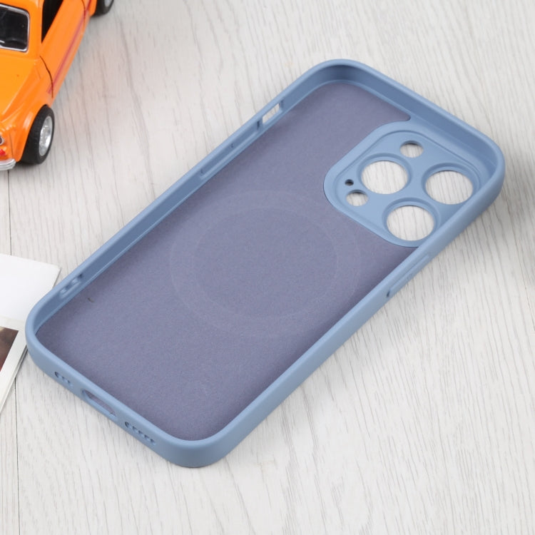 For iPhone 16 Pro Max Liquid Silicone Magsafe Phone Case(Lavender Grey) by buy2fix