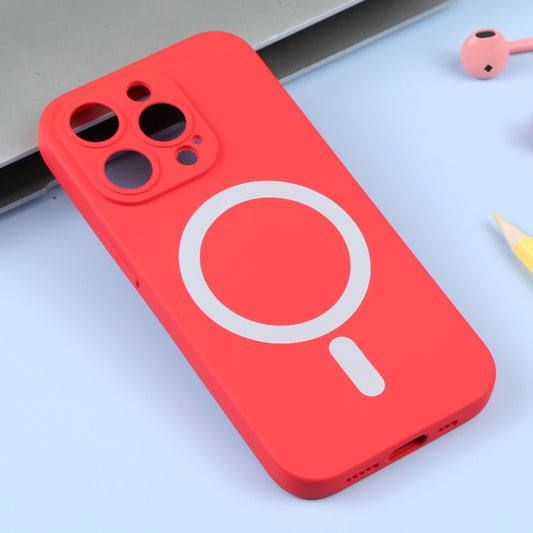 For iPhone 16 Pro Liquid Silicone Magsafe Phone Case(Red) by buy2fix