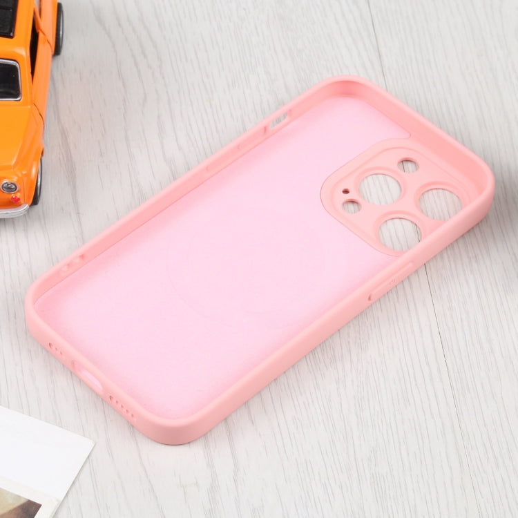 For iPhone 16 Pro Liquid Silicone Magsafe Phone Case(Pink) by buy2fix