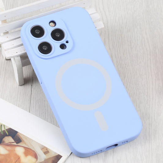 For iPhone 16 Pro Liquid Silicone Magsafe Phone Case(Light Purple) by buy2fix