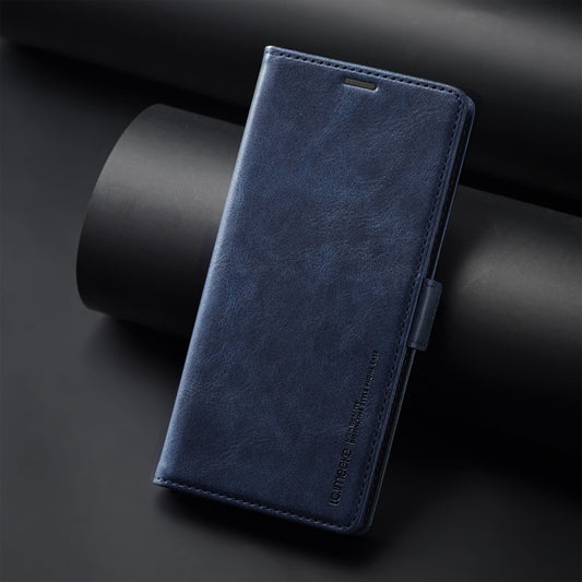 For Samsung Galaxy S24 Ultra LC.IMEEKE RFID Anti-theft Leather Phone Case(Blue) by LC.IMEEKE