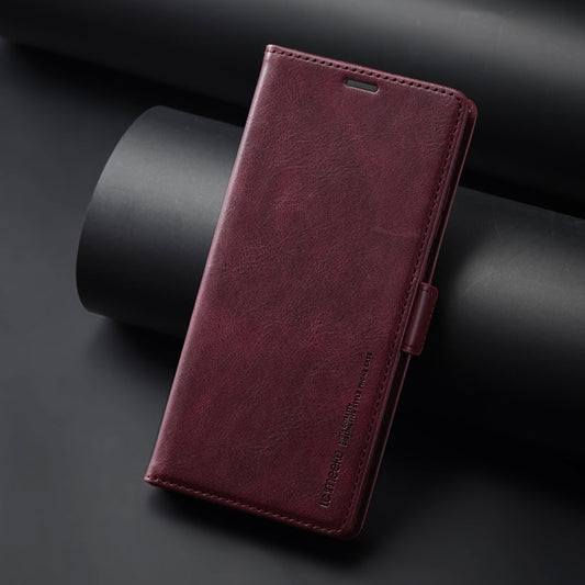 For Samsung Galaxy S24 Ultra LC.IMEEKE RFID Anti-theft Leather Phone Case(Red) by LC.IMEEKE