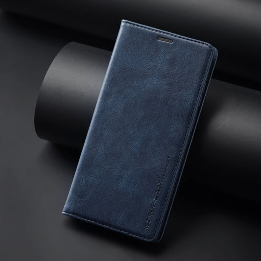 For Samsung Galaxy S24 LC.IMEEKE RFID Anti-theft Leather Phone Case(Blue) by LC.IMEEKE