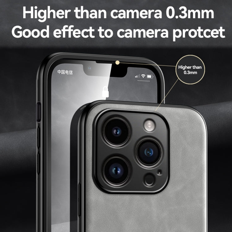 For iPhone 16 Pro Skin Feel Magnetic Leather Back Phone Case(Green) by buy2fix