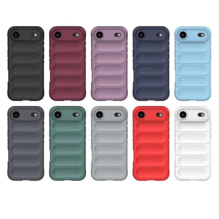 For iPhone Air Magic Shield TPU + Flannel Phone Case(White) - iPhone Air Cases by buy2fix | Online Shopping UK | buy2fix