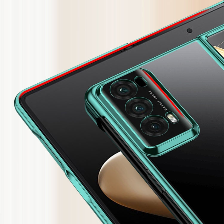 For Honor Magic V2 Ultra-thin Plating PC Phone Case(Green) by buy2fix