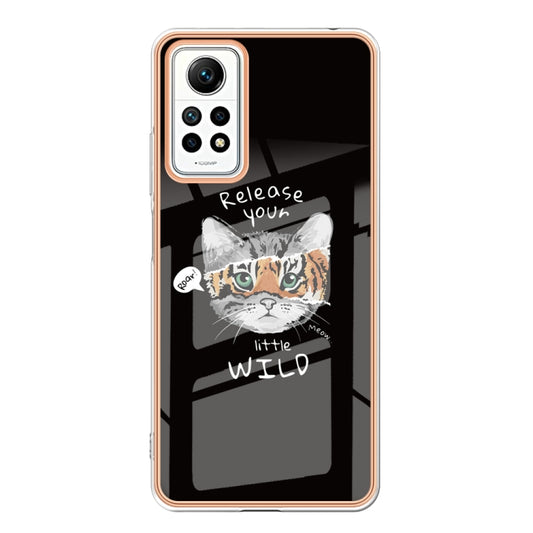 For Xiaomi Redmi Note 12 Pro 4G Global Electroplating Marble Dual-side IMD Phone Case(Natural Growth) by buy2fix