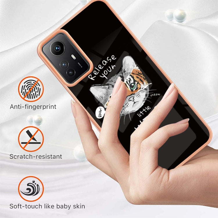 Xiaomi Redmi Note 12S 4G Electroplating Marble Dual-side IMD Phone Case(Natural Growth) by buy2fix