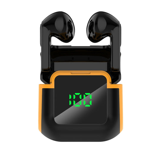 Pro 90 HIFI Level Intelligent Digital Display V5.3 Bluetooth Earphones(Black) by buy2fix