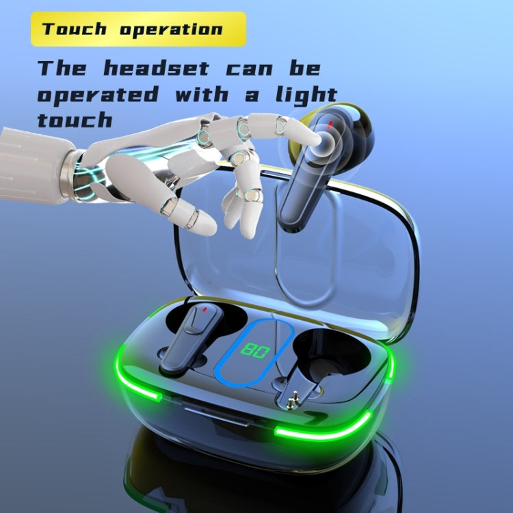 Pro 70 Intelligent Digital Display V5.3 Bluetooth Earphones (Black) by buy2fix