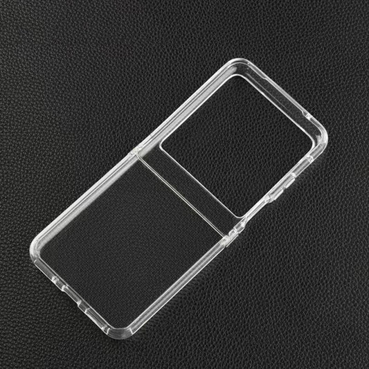 For Motorola Razr 40 Ultra Transparent TPU Hinge Shockproof Protective Phone Case by buy2fix