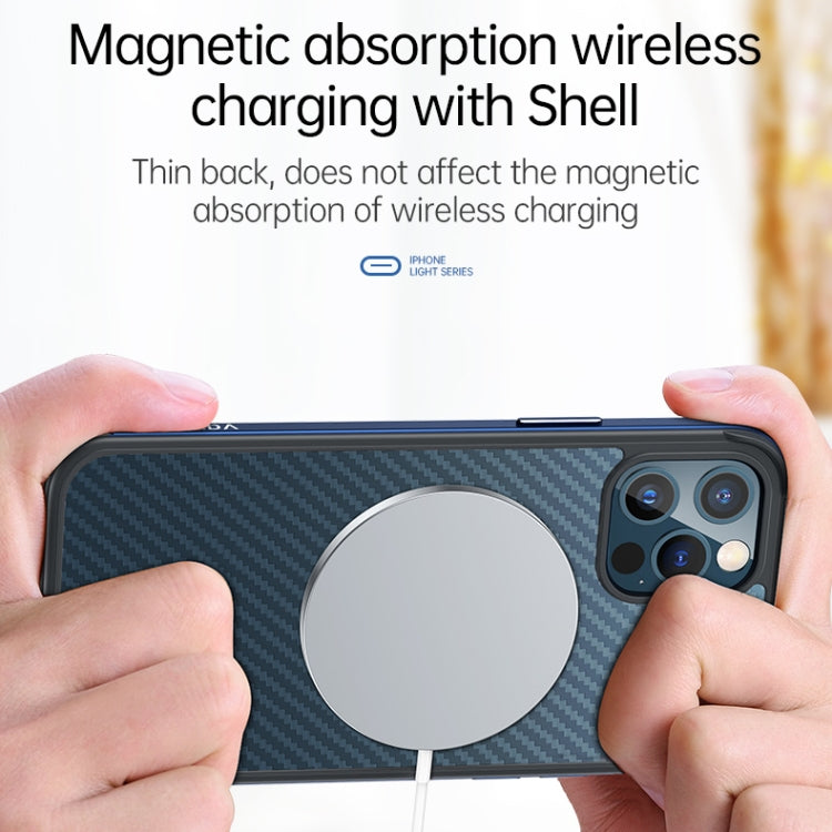 For iPhone 13 mini SULADA Luxury 3D Carbon Fiber Textured Metal + TPU Frame Phone Case(Rose Gold) - iPhone 13 mini Cases by SULADA | Online Shopping UK | buy2fix