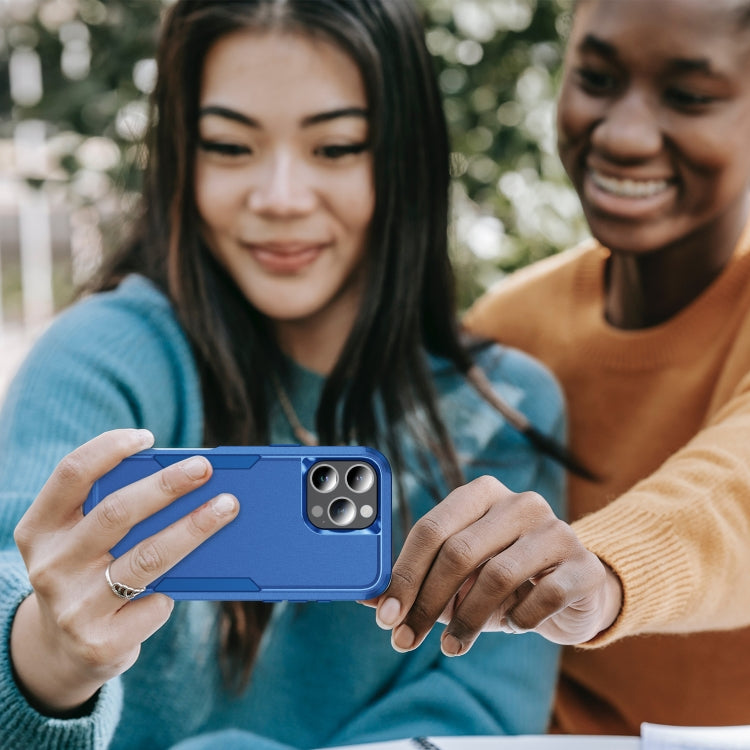 For iPhone 16 Pro Commuter Shockproof TPU + PC Phone Case(Royal Blue) by buy2fix