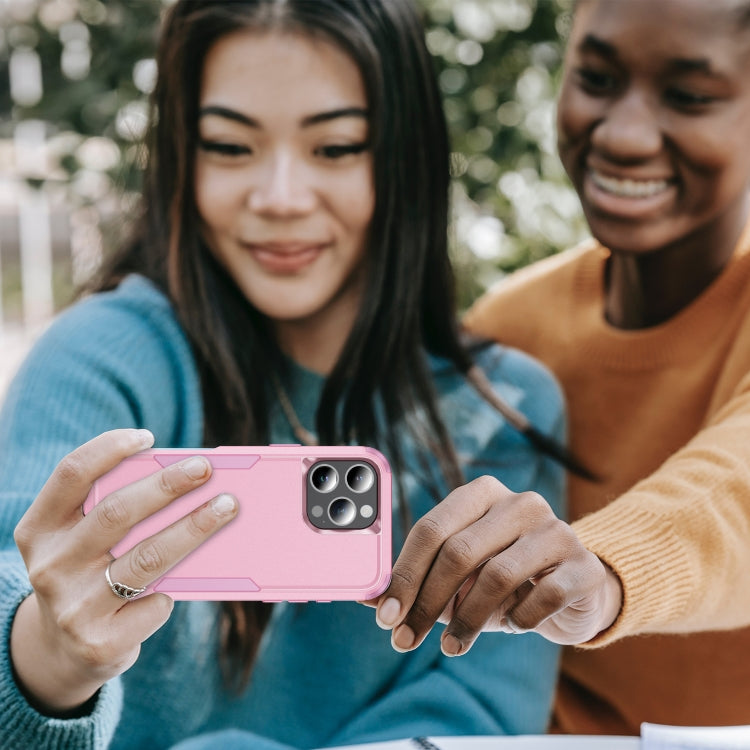 For iPhone 16 Pro Commuter Shockproof TPU + PC Phone Case(Pink) by buy2fix