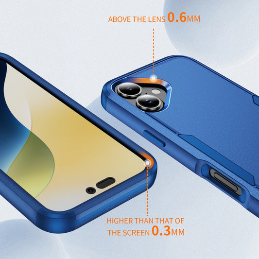For iPhone 16 Plus Commuter Shockproof TPU + PC Phone Case(Royal Blue) by buy2fix