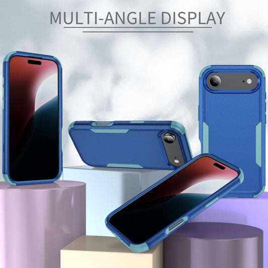 For iPhone Air Commuter Shockproof TPU + PC Phone Case(Royal Blue+Grey Green) - iPhone Air Cases by buy2fix | Online Shopping UK | buy2fix