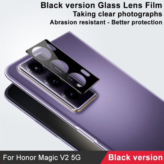 For Honor Magic V2 5G IMAK Rear Camera Lens Glass Film Black Version by imak