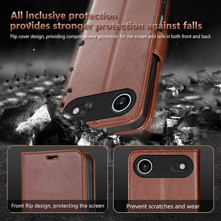 For iPhone Air AZNS Sheepskin Texture Flip Leather Phone Case(Red) - iPhone Air Cases by AZNS | Online Shopping UK | buy2fix
