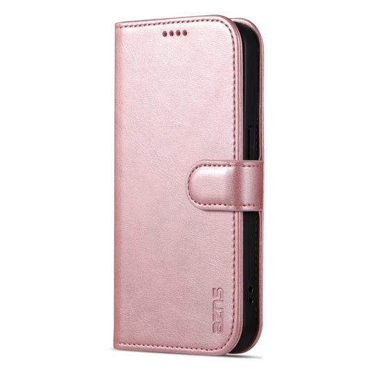 For iPhone 15 Pro AZNS Skin Feel Calf Texture Flip Leather Phone Case(Rose Gold) - iPhone 15 Pro Cases by AZNS | Online Shopping UK | buy2fix