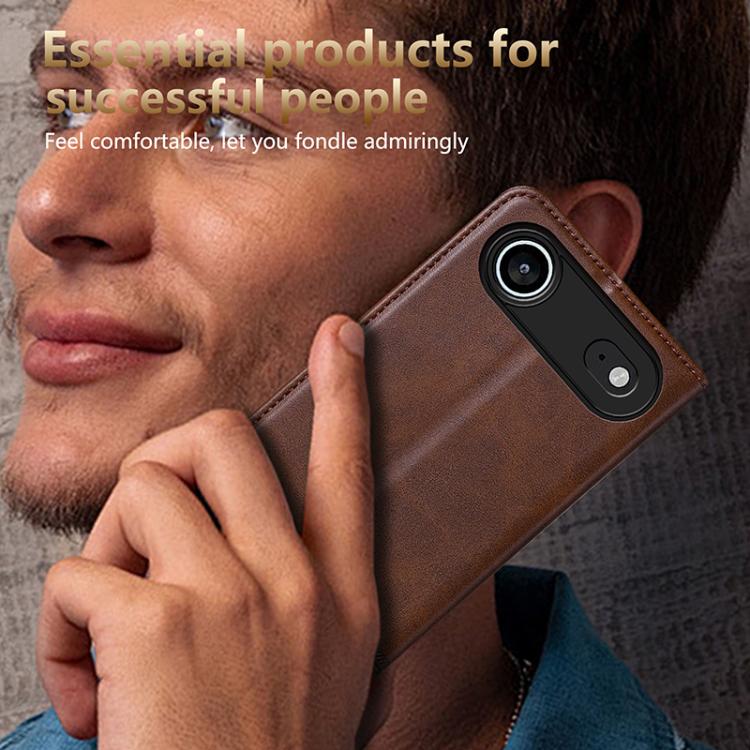 For iPhone 17 Air AZNS Magnetic Calf Texture Flip Leather Phone Case(Dark Green) - iPhone 17 Air Cases by AZNS | Online Shopping UK | buy2fix