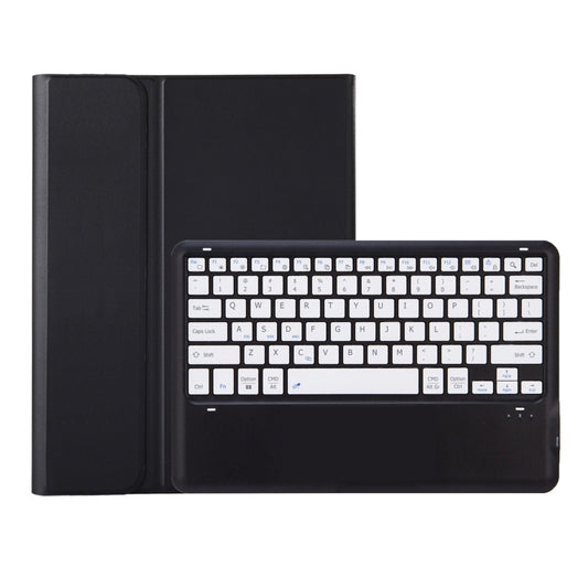 For Samsung Galaxy Tab S10+ A810B Pen Slot Detachable Bluetooth Keyboard Leather Tablet Case(Black+White) by buy2fix
