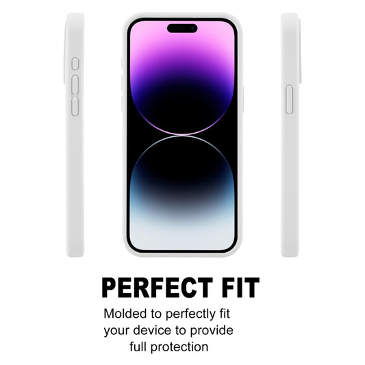 For iPhone 15 Pro Max GOOSPERY SILICONE Silky Soft TPU Phone Case(White) by GOOSPERY