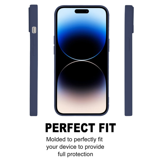 For iPhone 15 Pro GOOSPERY SOFT FEELING Liquid TPU Soft Phone Case(Dark Blue) - iPhone 15 Pro Cases by GOOSPERY | Online Shopping UK | buy2fix