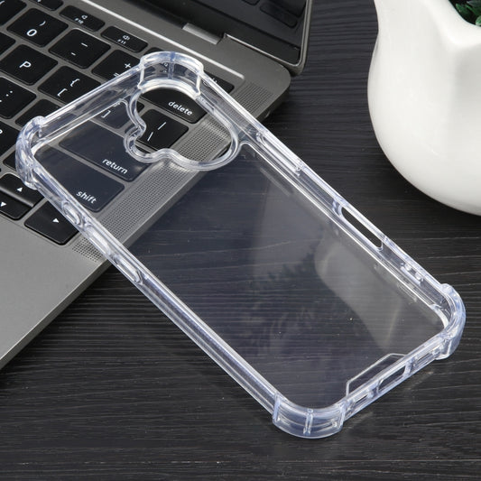 For iPhone 16 MERCURY GOOSPERY SUPER Four-Corner Shockproof TPU Phone Case(Transparent) by GOOSPERY