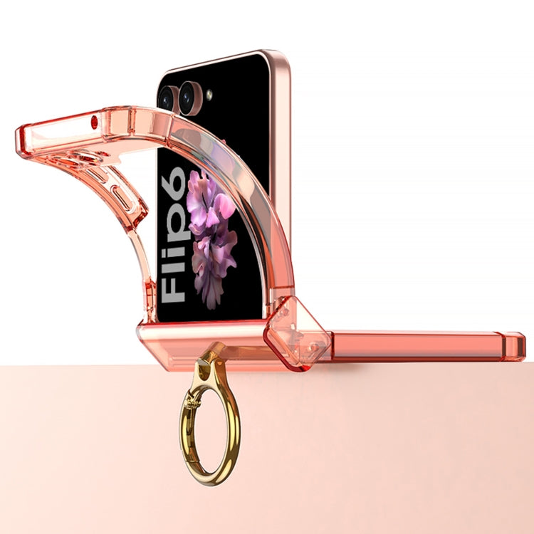 For Samsung Galaxy Z Flip6 / Flip7 FE GKK MagSafe Airbag Hinge Shockproof Phone Case with Ring Holder(Purple) - Galaxy Z Flip6 5G Cases by GKK | Online Shopping UK | buy2fix