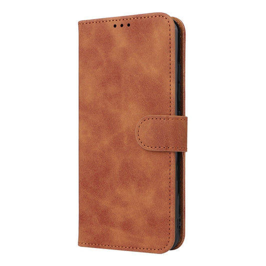 For Doogee X98 / X98 Pro Skin Feel Magnetic Flip Leather Phone Case(Brown) by buy2fix