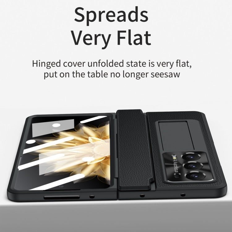 For Honor Magic V2 Shield Series Integrated Folding Phone Case(Light Blue) by buy2fix