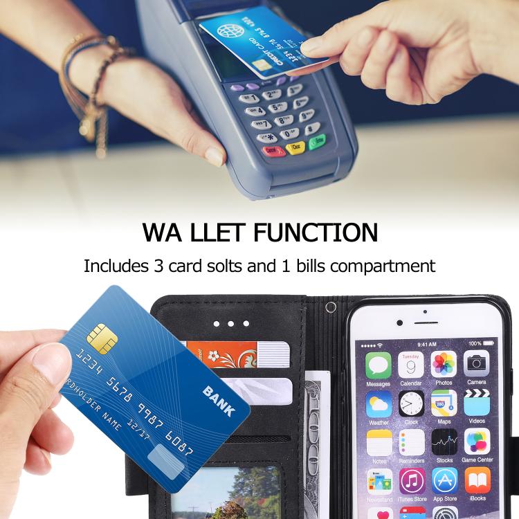 For iPhone 16e Retro Splicing Horizontal Flip Leather Phone Case(Red) - iPhone 16e Cases by buy2fix | Online Shopping UK | buy2fix