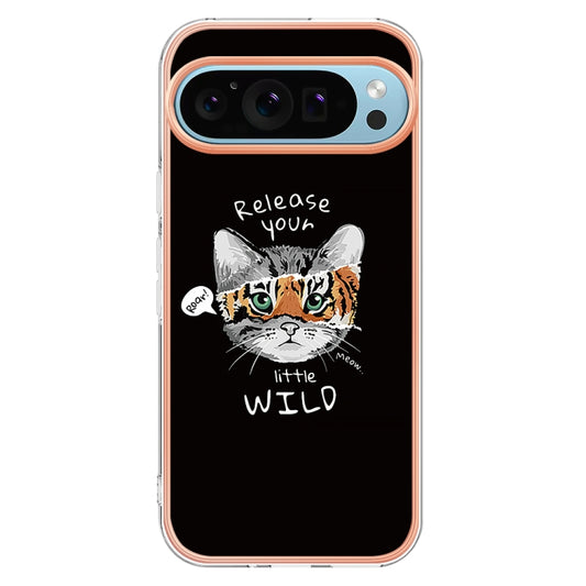 For Google Pixel 9 / 9 Pro Electroplating Dual-side IMD Phone Case(Natural Growth) by buy2fix
