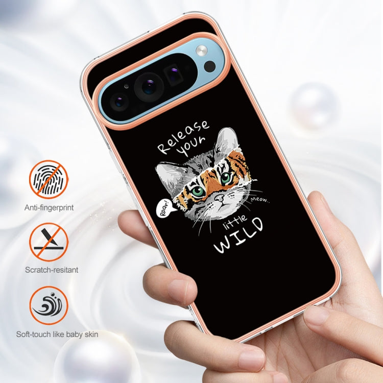 For Google Pixel 9 Pro XL Electroplating Dual-side IMD Phone Case(Natural Growth) by buy2fix