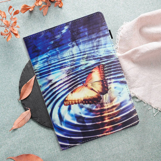 For iPad Pro 11 2025 / 2024 Sewing Litchi Texture Smart Leather Tablet Case(Butterfly) by buy2fix