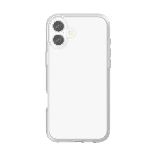 For iPhone 16 Plus Rubber Oil Surface Solid Color Phone Case(White) by buy2fix