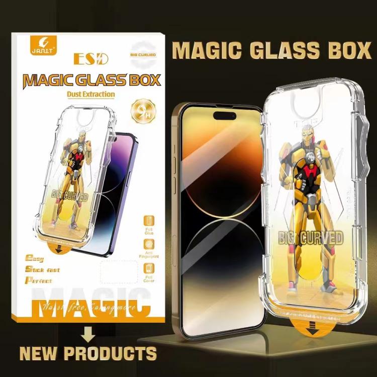 For iPhone Air Easy Install Dust-proof Armor Tempered Glass Film - iPhone Air Tempered Glass by buy2fix | Online Shopping UK | buy2fix