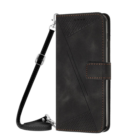For Xiaomi Redmi K70 / K70 Pro Dream Triangle Leather Phone Case with Lanyard(Black) by buy2fix