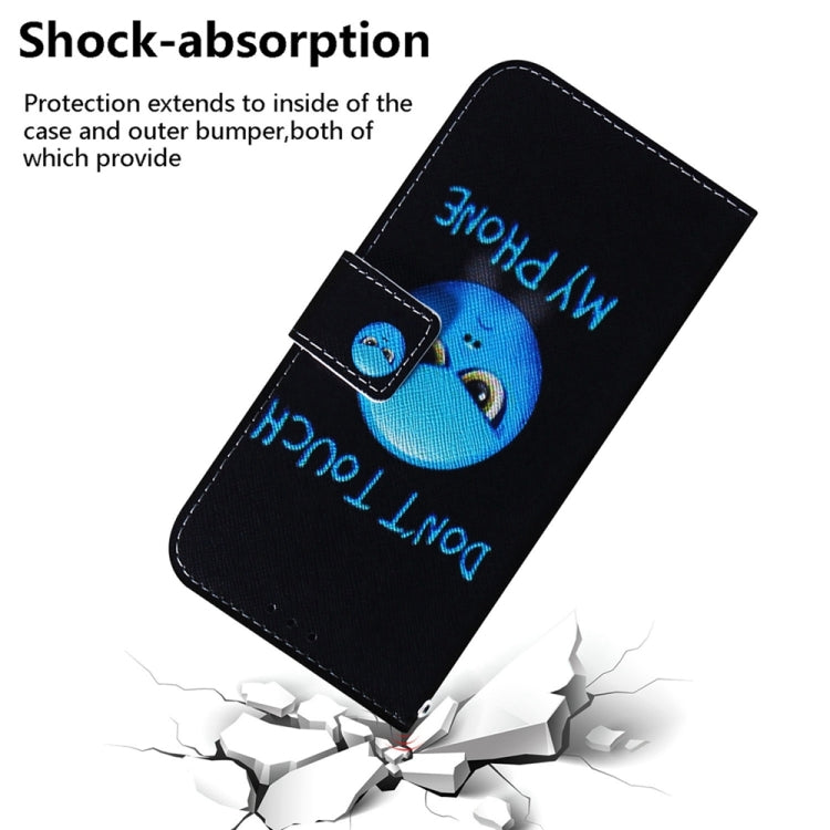 For OnePlus 13 Coloured Drawing Flip Leather Phone Case(Anger) by buy2fix