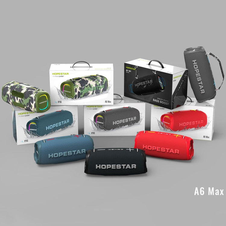 HOPESTAR A6 Max IPX6 Waterproof Outdoor Portable Bluetooth Speaker(Camouflage) - Desktop Speaker by HOPESTAR | Online Shopping UK | buy2fix