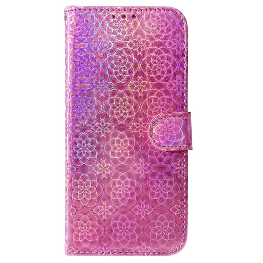 For OnePlus 13 Colorful Magnetic Buckle Leather Phone Case(Pink) by buy2fix