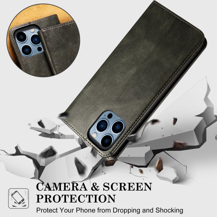 For Nothing CMF Phone 1 Oil Wax Crazy Horse Texture Leather Phone Case(Green) - Nothing Cases by buy2fix | Online Shopping UK | buy2fix