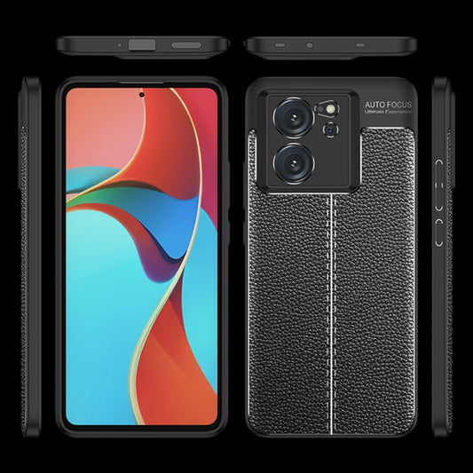 For Xiaomi Redmi K60 Ultra Litchi Texture Shockproof TPU Phone Case(Blue) by buy2fix