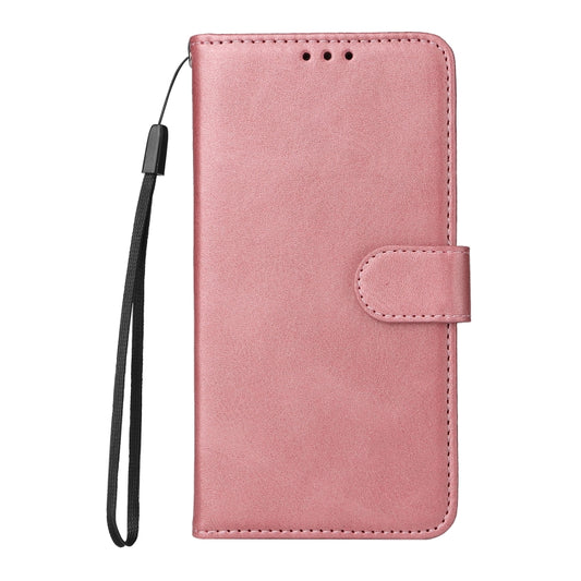 For OnePlus 12 Classic Calf Texture Flip Leather Phone Case(Rose Gold) by buy2fix