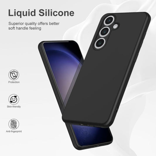 For Samsung Galaxy S23 FE 5G MagSafe Magnetic Liquid Silicone Phone Case(Black) by buy2fix