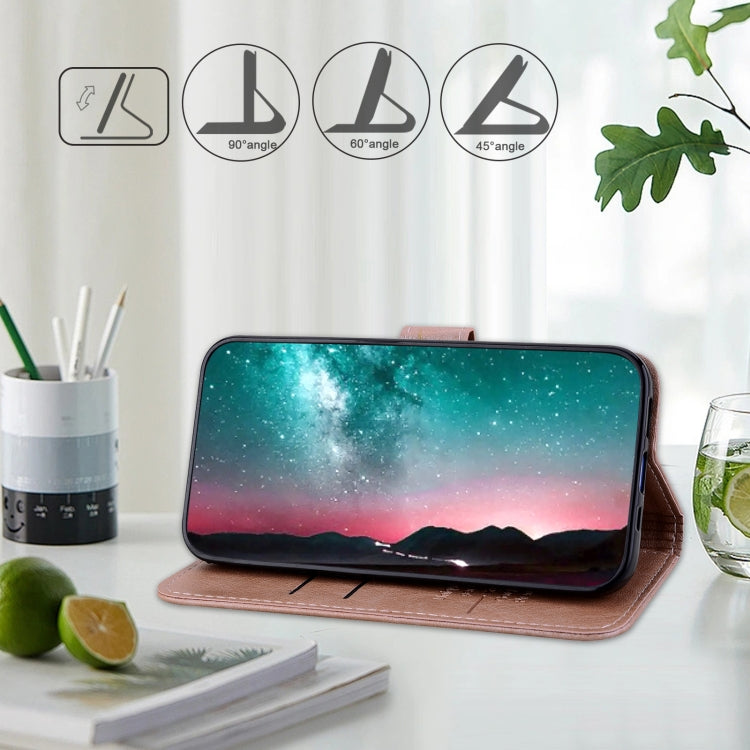 For iPhone 16 Pro Max Skin Feeling Oil Leather Texture PU + TPU Phone Case(Champagne) by buy2fix