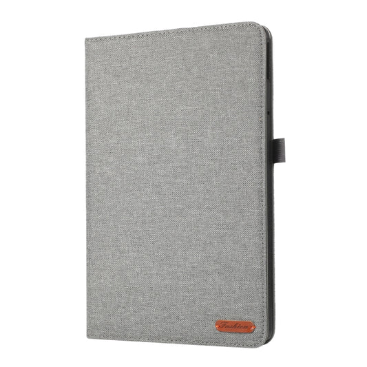 For Lenovo Tab M11 / Xiaoxin Pad 11 2024 Horizontal Flip TPU + Fabric PU Leather Tablet Case(Grey) by buy2fix
