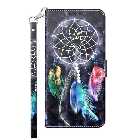 For Samsung Galaxy S24 5G 3D Painted Leather Phone Case(Colorful Dreamcatcher) by buy2fix