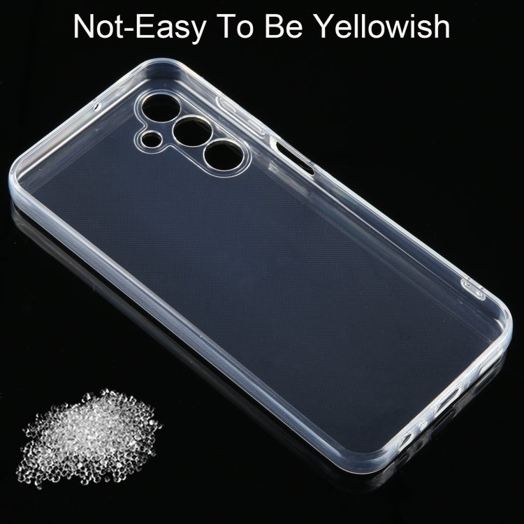 For Samsung Galaxy M15 Ultra-thin Transparent TPU Phone Case by buy2fix