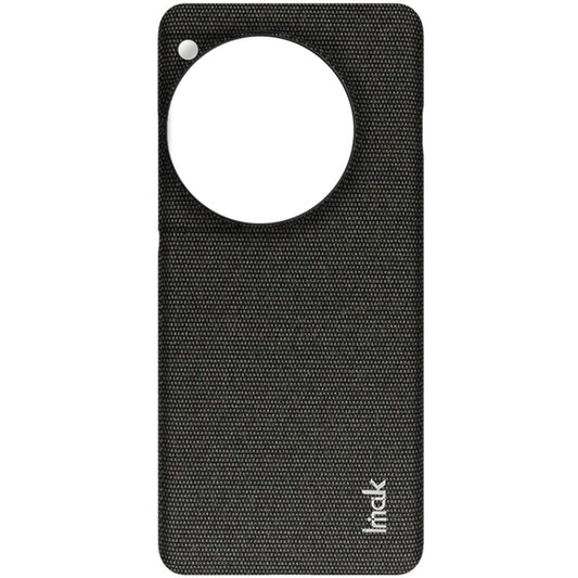 For OnePlus 12 5G imak Ruiyi Series Cloth Texture PU + PC Phone Case(Black) by imak